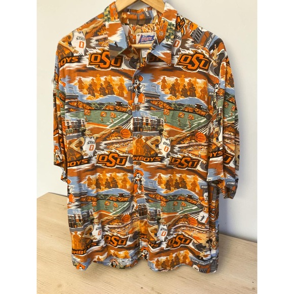 reyn spooner Other - Reyn Spooner Oklahoma State Cowboys Boone Pickens Button Down Mens XL Shirt